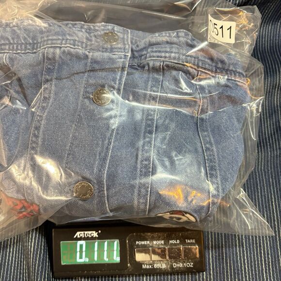 Mickey Mouse Jacket 3T Toddler Denim Vintage Disney Jean Coat Y2K Core - Picture 8 of 8